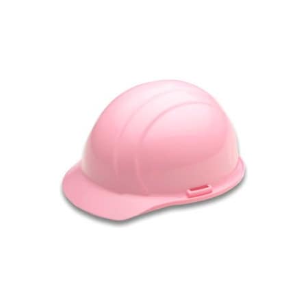 Erb Safety ERB Americana Hard Hat, 4-Point Pinlock Suspension, Light Pink 19375